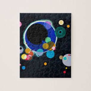 Kandinsky Verscheidene Circles Abstract Legpuzzel
