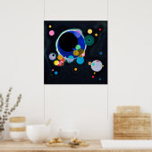 Kandinsky Verscheidene Circles Abstract schilderen Poster (Keuken)