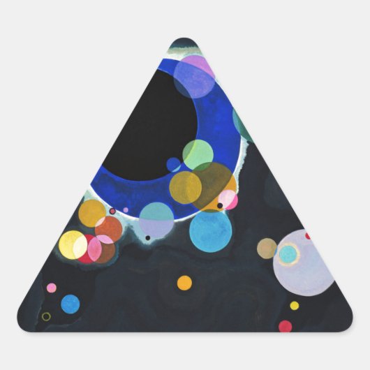 Kandinsky Verscheidene Circles Abstract Sticker (Voorkant)