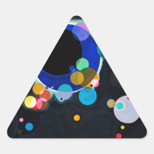 Kandinsky Verscheidene Circles Abstract Sticker