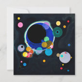 Kandinsky Verscheidene Circles Abstracte Kaart voo (Voorkant)