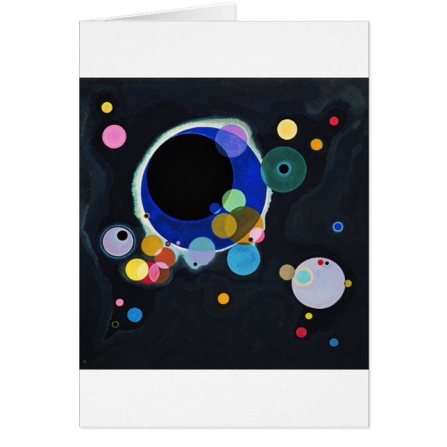 Kandinsky Verscheidene Circles Artwork (Voorkant)