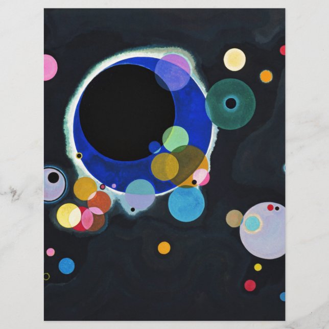 Kandinsky Verscheidene Circles Artwork (Voorkant)