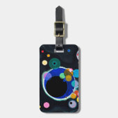 Kandinsky Verscheidene Circles Artwork Bagagelabel (Voorkant verticaal)