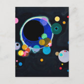 Kandinsky Verscheidene Circles Artwork Briefkaart (Voorkant)