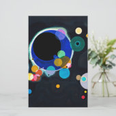 Kandinsky Verscheidene Circles Artwork Briefpapier (Staand voorkant)