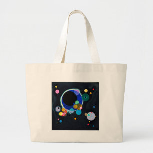 Kandinsky Verscheidene Circles Artwork Grote Tote Bag