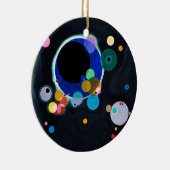 Kandinsky Verscheidene Circles Artwork Keramisch Ornament (Rechts)