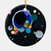 Kandinsky Verscheidene Circles Artwork Keramisch Ornament (Voorkant)