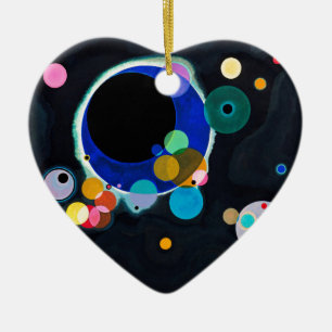Kandinsky Verscheidene Circles Artwork Keramisch Ornament