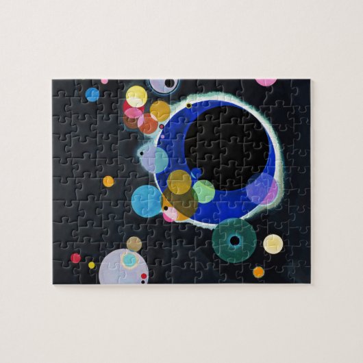 Kandinsky Verscheidene Circles Artwork Legpuzzel (Horizontaal)