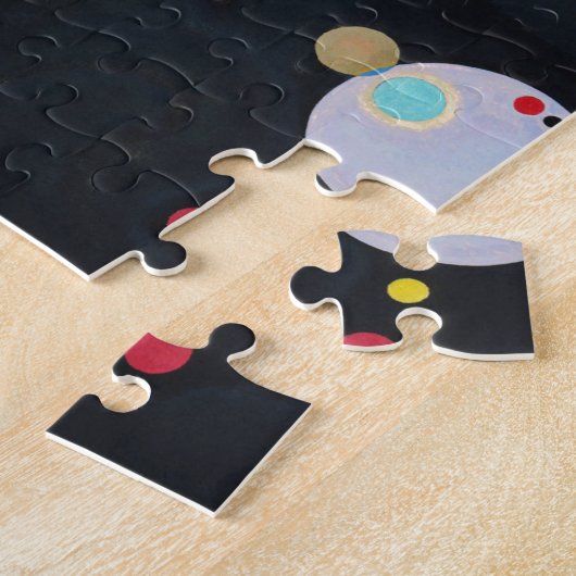 Kandinsky Verscheidene Circles Artwork Legpuzzel (Zijkant)