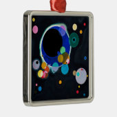 Kandinsky Verscheidene Circles Artwork Metalen Ornament (Rechts)