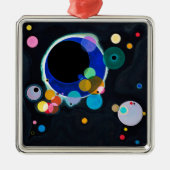 Kandinsky Verscheidene Circles Artwork Metalen Ornament (Voorkant)