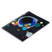 Kandinsky Verscheidene Circles Artwork Notitieboek (Linkerzijde)