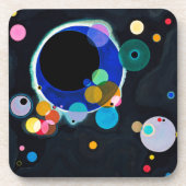 Kandinsky Verscheidene Circles Artwork Onderzetter (Voorkant)