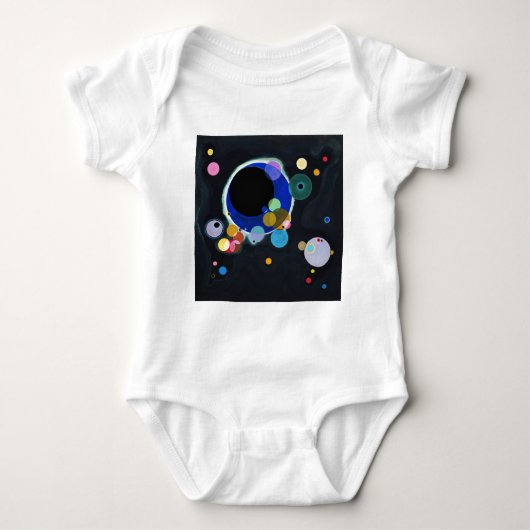 Kandinsky Verscheidene Circles Artwork Romper (Voorkant)