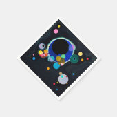 Kandinsky Verscheidene Circles Artwork Servet (Hoek)