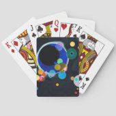 Kandinsky Verscheidene Circles Artwork Speelkaarten (Achterkant)