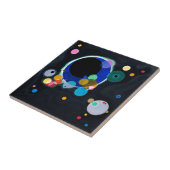 Kandinsky Verscheidene Circles Artwork Tegeltje (Zijkant)