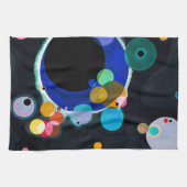 Kandinsky Verscheidene Circles Artwork Theedoek (Horizontaal)