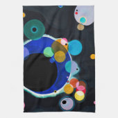 Kandinsky Verscheidene Circles Artwork Theedoek (Verticaal)