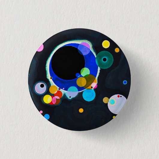 Kandinsky Verscheidene Circles Button (Voorkant)