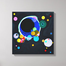 Kandinsky Verscheidene Circles Canvas Print