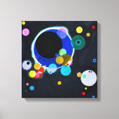 Kandinsky Verscheidene Circles Canvas Print (Voorkant)