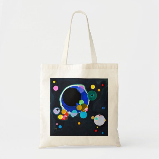 Kandinsky Verscheidene Circles Canvas tas (Voorkant)