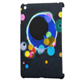 Kandinsky Verscheidene Circles iPad Mini Case (Achterkant Links)
