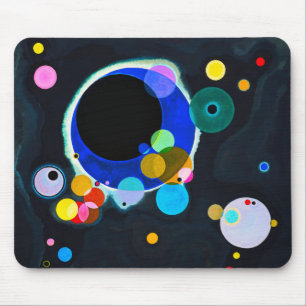 Kandinsky Verscheidene Circles Muismat