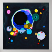 Kandinsky Verscheidene Circles Poster (Voorkant)