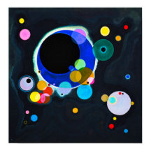 Kandinsky Verscheidene Circles Poster