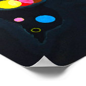 Kandinsky Verscheidene Circles Poster (Hoek)