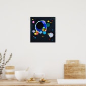 Kandinsky Verscheidene Circles Poster (Keuken)