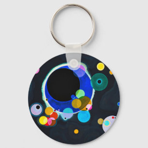 Kandinsky Verscheidene Circles Sleutelhanger
