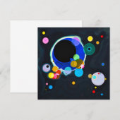 Kandinsky Verscheidene Circles Uitnodigingen (Voorkant / Achterkant)