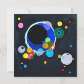 Kandinsky Verscheidene Circles Uitnodigingen (Voorkant)