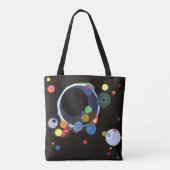 Kandinsky - Verscheidene cirkels, beroemd schilder Tote Bag (Achterkant)