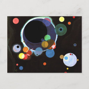 Kandinsky - Verscheidene cirkels Briefkaart