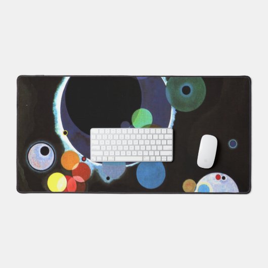 Kandinsky - Verscheidene cirkels Bureaumat (Keyboard & Muis)
