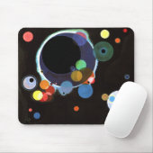 Kandinsky - Verscheidene cirkels Muismat (Met muis)