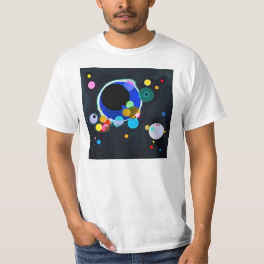Kandinsky Verscheidene cirkels T-shirt (Voorkant)