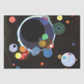 Kandinsky - Verscheidene cirkels Tissuepapier (Voorkant)