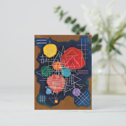 Kandinsky - Versluierde Gloed Briefkaart (Staand voorkant)