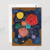 Kandinsky - Versluierde Gloed Briefkaart (Voorkant / Achterkant)