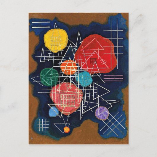 Kandinsky - Versluierde Gloed Briefkaart (Voorkant)