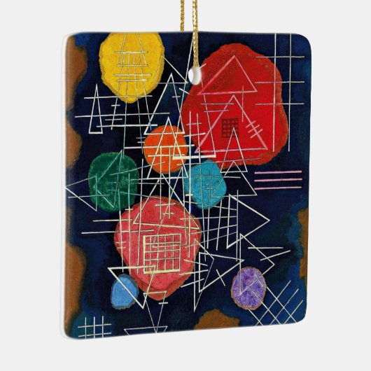 Kandinsky - Versluierde gloed Keramisch Ornament (Rechts)