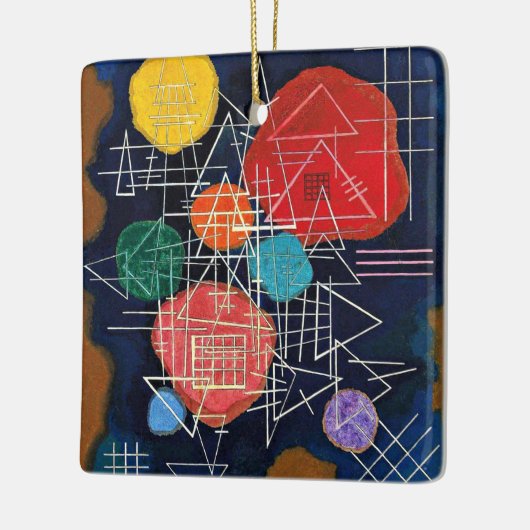 Kandinsky - Versluierde gloed Keramisch Ornament (Links)